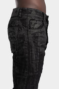 MD75 | AW25 - Regular fit scar-stitch detail jeans, Sandpaper MD12172