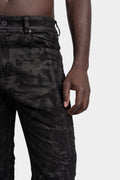 MD75 | AW25 - Regular fit scar-stitch detail jeans, Sandpaper MD12172