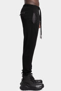 MD75 | AW25 - Relaxed wool knit pants, Black MD12127