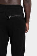 MD75 | AW25 - Relaxed wool knit pants, Black MD12127