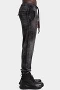 MD75 | AW25 - Relaxed wool knit pants, Black spray MD12127