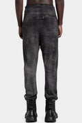 MD75 | AW25 - Relaxed wool knit pants, Black spray MD12127