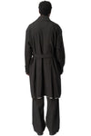 Tailored Double Breasted Trench, Black