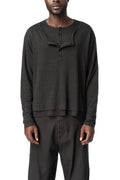Double Layered Henley, Black