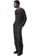 Double Layered Henley, Black