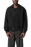 Embellished Bomber Jacket, Black