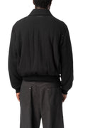 Embellished Bomber Jacket, Black