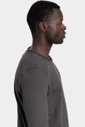 GALL | AW25 - Geo cotton long sleeve tee, Grey, 33
