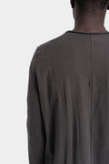 GALL | AW25 - Geo cotton long sleeve tee, Grey, 33