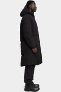 JG1 by Justin Gall | Long Hooded down parka, Black JG1_AW25-02