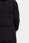 JG1 by Justin Gall | Long Hooded down parka, Black JG1_AW25-02