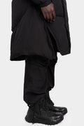 JG1 by Justin Gall | Long Hooded down parka, Black JG1_AW25-02