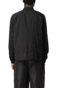 Cropped layered hem polyester shirt