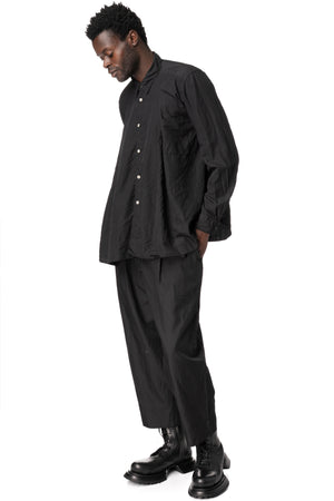 Crinkled long sleeve shirt