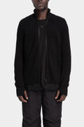 JG1 by Justin Gall | AW25 - Cotton knit zip up cardigan, JG1_AW25-17