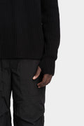 JG1 by Justin Gall | AW25 - Cotton knit zip up cardigan, JG1_AW25-17
