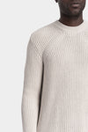 JG1 by Justin Gall | AW25 - Cotton knit pullover, Bone JG1_AW25-16