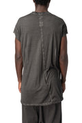 Rick's Jumbo SL T sleeveless T-shirt, Faded Black Pentagram