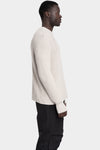 JG1 by Justin Gall | AW25 - Cotton knit pullover, Bone JG1_AW25-16
