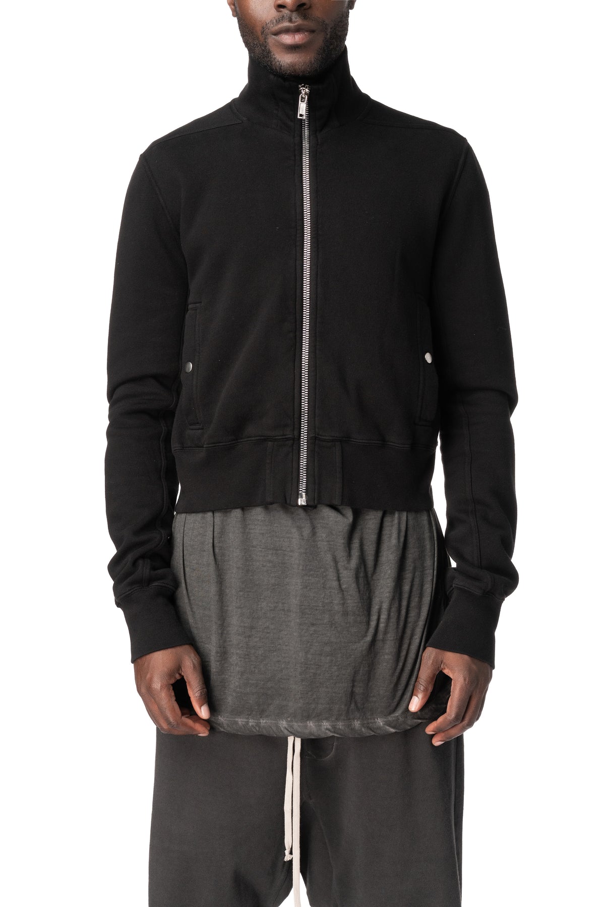 Rev Track zip sweat jacket, Black