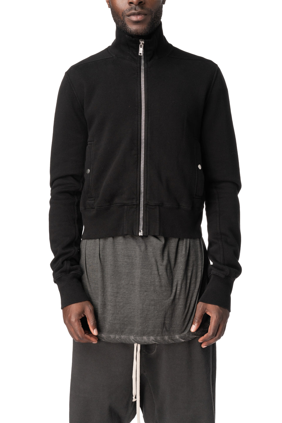 Rev Track zip sweat jacket, Black