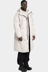 JG1 by Justin Gall | Long Hooded down parka, Bone JG1_AW25-02
