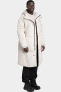 JG1 by Justin Gall | Long Hooded down parka, Bone JG1_AW25-02