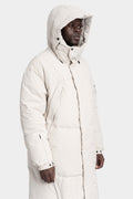 JG1 by Justin Gall | Long Hooded down parka, Bone JG1_AW25-02