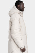 JG1 by Justin Gall | Long Hooded down parka, Bone JG1_AW25-02