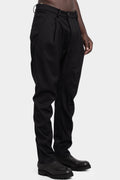 Pleated wool pants