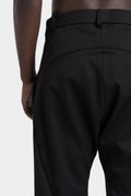 Pleated wool pants