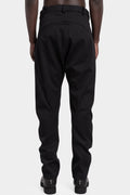 Pleated wool pants