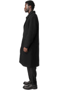 Oversized wool coat, Black