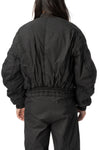Padded typewriter cloth blouson