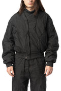 Padded typewriter cloth blouson