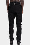 Masnada | AW25 - Buckled back wool blend pants, M3514