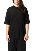 Midd mock collar merino wool t-shirt