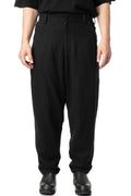Windu pleated worsted wool pants