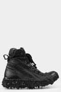 Culture Of Brave | High top drip sole laced sneakers, Black MELM1W MELT CLASH WRAP