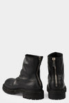 Guidi | Metal clad back zip boots | GR06VB / Black stitching