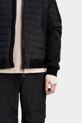 Lightweight down bomber jacket