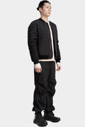 Lightweight down bomber jacket