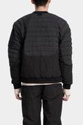 Lightweight down bomber jacket