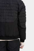 Lightweight down bomber jacket