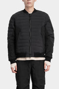 Lightweight down bomber jacket