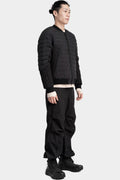 Lightweight down bomber jacket