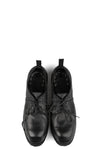 Laced derby shoes | PLM01B / Black stitching