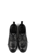 Laced derby shoes | PLM01B / Black stitching