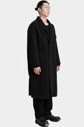 Oversized double breasted wool coat
