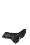 Back zip high top boots | 788VXB / Black stitching
